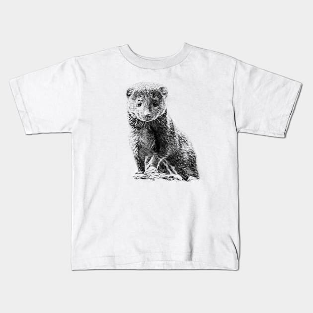 Dwarf mongoose Kids T-Shirt by Guardi